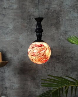 3D Design Globe Glass Designer Hanging Lamp Light for Living Room Decor