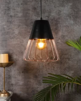 Copper Hanging Pendent Ceiling Light,Round Shape for Bedroom, Living Room, Caf?, Restaurant, Hallway, Kitchen, Over The Dining Table